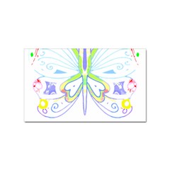 Butterfly Design T- Shirtbutterfly T- Shirt (2) Sticker Rectangular (100 Pack) by EnriqueJohnson