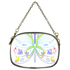 Butterfly Design T- Shirtbutterfly T- Shirt (2) Chain Purse (one Side) by EnriqueJohnson