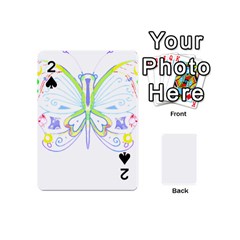 Butterfly Design T- Shirtbutterfly T- Shirt (2) Playing Cards 54 Designs (mini) by EnriqueJohnson