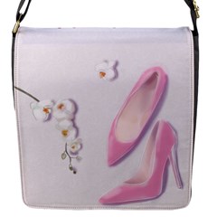 Shoes Flap Closure Messenger Bag (s) by SychEva