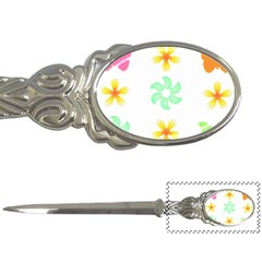 Butterfly Garden Flowers Pattern T- Shirt Butterfly Garden Flowers Pattern T- Shirt Letter Opener