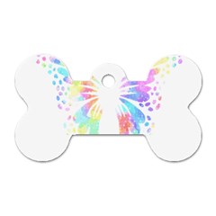 Butterfly Lover T- Shirtbutterfly T- Shirt Dog Tag Bone (two Sides) by EnriqueJohnson