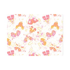 Butterfly T- Shirt Butterflies And Moths Pattern T- Shirt Premium Plush Fleece Blanket (mini)