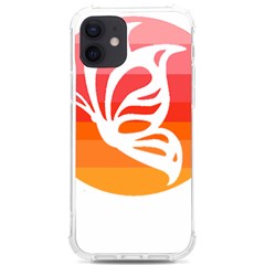 Butterfly T- Shirt Butterfly Orange Red Gradient T- Shirt Iphone 12/12 Pro Tpu Uv Print Case by EnriqueJohnson