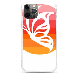 Butterfly T- Shirt Butterfly Orange Red Gradient T- Shirt Iphone 12 Pro Max Tpu Uv Print Case by EnriqueJohnson