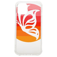 Butterfly T- Shirt Butterfly Orange Red Gradient T- Shirt Iphone 12 Mini Tpu Uv Print Case	 by EnriqueJohnson