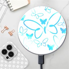 Butterfly T- Shirt Butterfly T- Shirt Wireless Fast Charger(white) by EnriqueJohnson