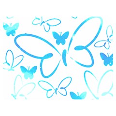 Butterfly T- Shirt Butterfly T- Shirt Premium Plush Fleece Blanket (extra Small)