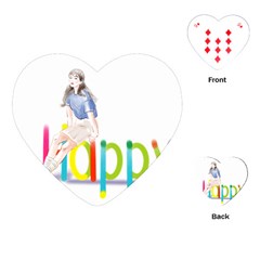 Happy Playing Cards Single Design (heart)