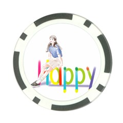 Happy Poker Chip Card Guard (10 Pack) by SychEva