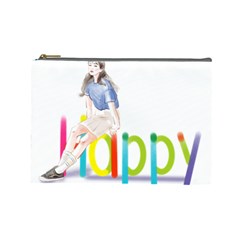 Happy Cosmetic Bag (large) by SychEva