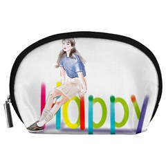 Happy Accessory Pouch (large) by SychEva