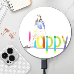 Happy Wireless Fast Charger(white) by SychEva