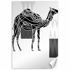 Camel Art T- Shirtcamel T- Shirt (7) Canvas 12  X 18  by EnriqueJohnson