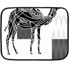 Camel Art T- Shirtcamel T- Shirt (7) Fleece Blanket (mini) by EnriqueJohnson