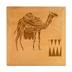 Camel Art T- Shirtcamel T- Shirt (7) Wood Photo Frame Cube by EnriqueJohnson