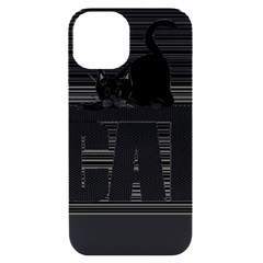 Cat Lover Gifts T- Shirtcat T- Shirt (3) Iphone 14 Black Uv Print Case