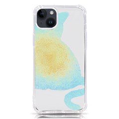 Cat Silhouette T- Shirt Cat With Heart Light T- Shirt Iphone 14 Plus Tpu Uv Print Case by EnriqueJohnson