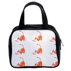 Cat T- Shirt Cute Cat Pattern For Cat Lovers T- Shirt Classic Handbag (two Sides) by EnriqueJohnson