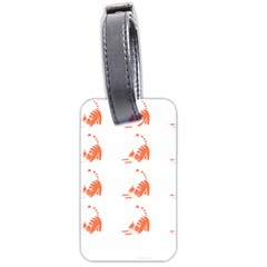 Cat T- Shirt Cute Cat Pattern For Cat Lovers T- Shirt Luggage Tag (two Sides) by EnriqueJohnson