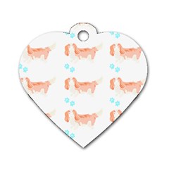 Cavalier King Charles Spaniel Dog T- Shirt Cavalier King Charles Spaniel Dog T- Shirt (1) Dog Tag Heart (one Side) by EnriqueJohnson