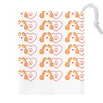 Cavalier King Charles Spaniel Dog T- Shirt Cavalier King Charles Spaniel Dog T- Shirt Drawstring Pouch (5XL) Front