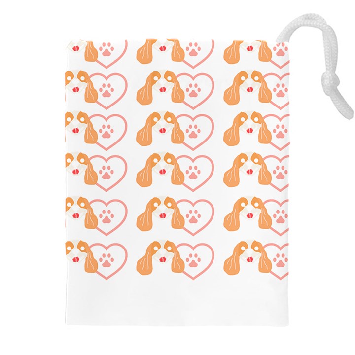 Cavalier King Charles Spaniel Dog T- Shirt Cavalier King Charles Spaniel Dog T- Shirt Drawstring Pouch (5XL)