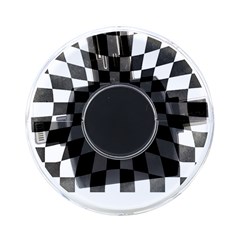 Checkerboard T- Shirt Watercolor Psychedelic Checkerboard T- Shirt On-the-go Memory Card Reader by EnriqueJohnson