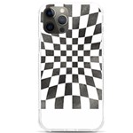 Checkerboard T- Shirt Watercolor Psychedelic Checkerboard T- Shirt iPhone 12 Pro max TPU UV Print Case Front