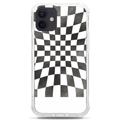 Checkerboard T- Shirt Watercolor Psychedelic Checkerboard T- Shirt Iphone 12 Mini Tpu Uv Print Case	 by EnriqueJohnson