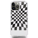 Checkerboard T- Shirt Watercolor Psychedelic Checkerboard T- Shirt iPhone 13 Pro Max TPU UV Print Case Front