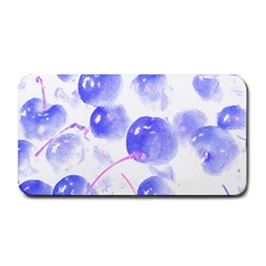 Cherry T- Shirt Blue Purple Cherries Fruit Photograph T- Shirt Medium Bar Mat