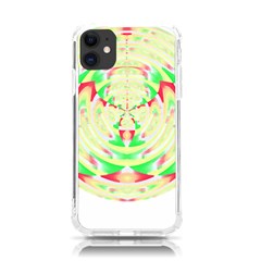 Circle Design T- Shirt Abstract Red Green Yellow Ornamental Circle Design T- Shirt Iphone 11 Tpu Uv Print Case by EnriqueJohnson