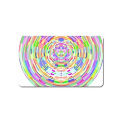 Circle T- Shirt Colourful Abstract Circle Design T- Shirt Magnet (name Card) by EnriqueJohnson