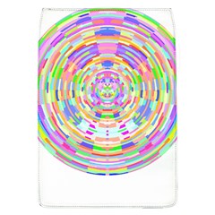 Circle T- Shirt Colourful Abstract Circle Design T- Shirt Removable Flap Cover (l) by EnriqueJohnson