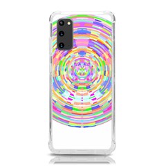 Circle T- Shirt Colourful Abstract Circle Design T- Shirt Samsung Galaxy S20 6 2 Inch Tpu Uv Case by EnriqueJohnson