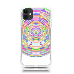 Circle T- Shirt Colourful Abstract Circle Design T- Shirt Iphone 11 Tpu Uv Print Case by EnriqueJohnson