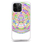 Circle T- Shirt Colourful Abstract Circle Design T- Shirt iPhone 14 Pro Max TPU UV Print Case Front