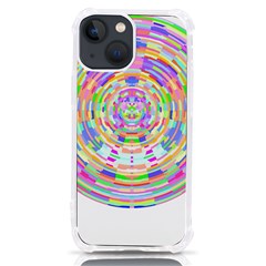 Circle T- Shirt Colourful Abstract Circle Design T- Shirt Iphone 13 Mini Tpu Uv Print Case by EnriqueJohnson