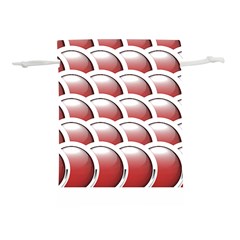 Circles Pattern T- Shirt Red Circles Pattern T- Shirt Lightweight Drawstring Pouch (m) by EnriqueJohnson