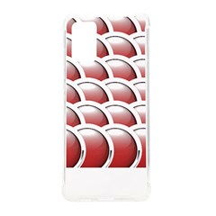 Circles Pattern T- Shirt Red Circles Pattern T- Shirt Samsung Galaxy S20plus 6 7 Inch Tpu Uv Case by EnriqueJohnson