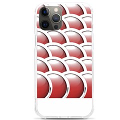 Circles Pattern T- Shirt Red Circles Pattern T- Shirt Iphone 12 Pro Max Tpu Uv Print Case by EnriqueJohnson