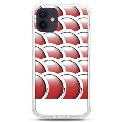 Circles Pattern T- Shirt Red Circles Pattern T- Shirt Iphone 12 Mini Tpu Uv Print Case	 by EnriqueJohnson