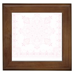 Classic Red Bandana T- Shirt Classic Red Bandana T- Shirt Framed Tile