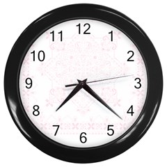 Classic Red Bandana T- Shirt Classic Red Bandana T- Shirt Wall Clock (Black)