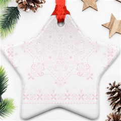 Classic Red Bandana T- Shirt Classic Red Bandana T- Shirt Star Ornament (Two Sides)