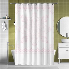 Classic Red Bandana T- Shirt Classic Red Bandana T- Shirt Shower Curtain 48  x 72  (Small) 