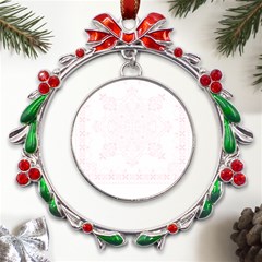 Classic Red Bandana T- Shirt Classic Red Bandana T- Shirt Metal X mas Wreath Ribbon Ornament