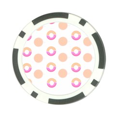 Coffee Donut Patterns T- Shirt Coffee & Donut Patterns T- Shirt Poker Chip Card Guard by EnriqueJohnson