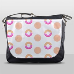 Coffee Donut Patterns T- Shirt Coffee & Donut Patterns T- Shirt Messenger Bag by EnriqueJohnson